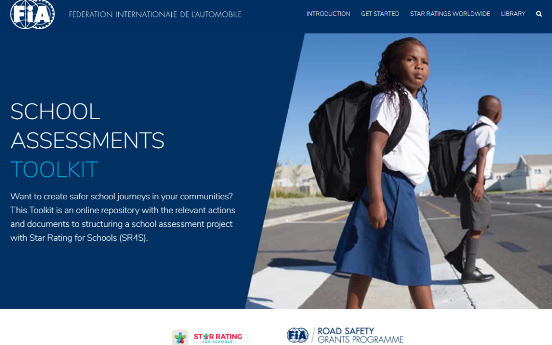 O kit de ferramentas de avaliação escolar da FIA apóia clubes de mobilidade global na criação de comunidades escolares mais seguras