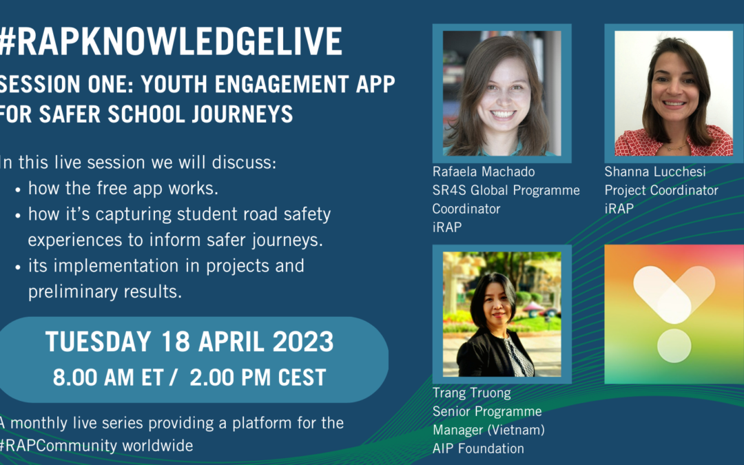 Missed the first #RAPKnowledgeLive session? Watch the recording on the Youth Engagement App for safer school journeys here!