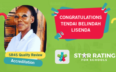 Congratulations to Tendai Belindah Lisenda on Achieving SR4S Quality Review Accreditation