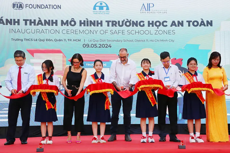 Ho Chi Minh City was the first to implement Vietnam’s Safe School Zones Guide